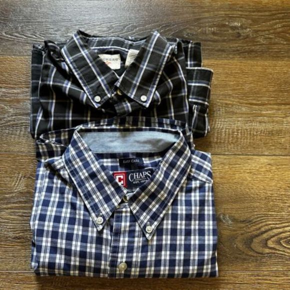 Chaps And Dockers Large Long Sleeve Lot Of‎ 2 - Picture 1 of 5